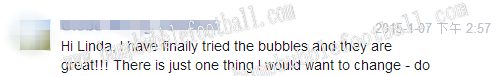 Feedback from Jennifer about body zorb